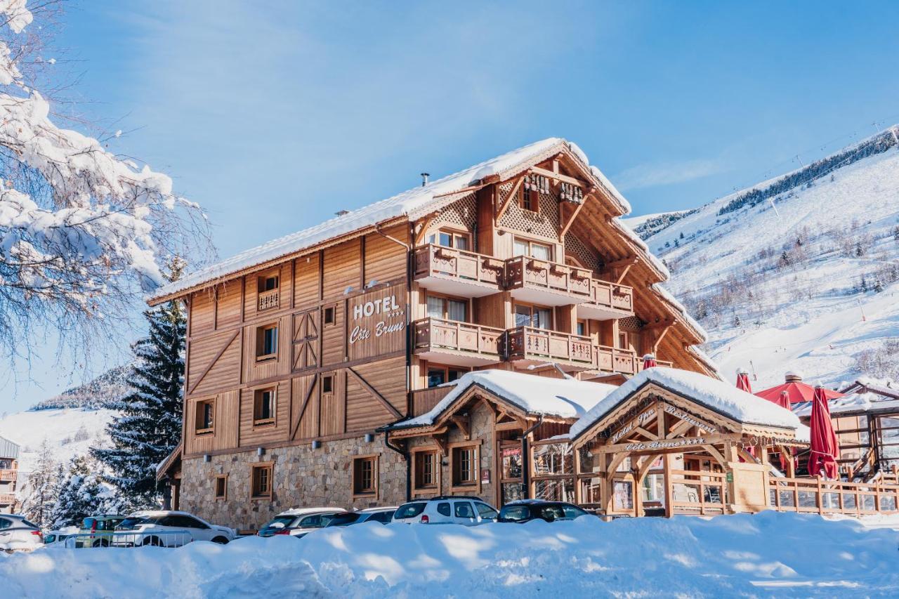 Hotel Cote Brune Les Deux Alpes Exterior foto