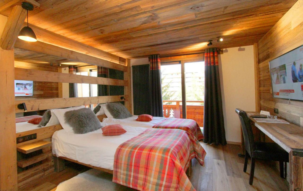 Hotel Cote Brune Les Deux Alpes Exterior foto
